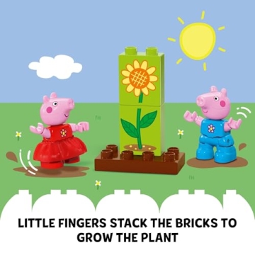 LEGO DUPLO Peppa Pig Garden and Tree House for Toddlers