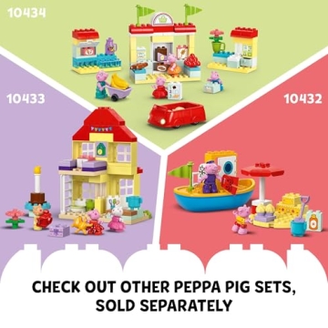 LEGO DUPLO Peppa Pig Garden and Tree House for Toddlers