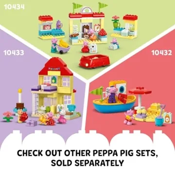 LEGO DUPLO Peppa Pig Garden and Tree House for Toddlers