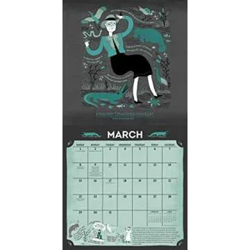 Women in Science 2020 Wall Calendar - Inspirational Art & Bios