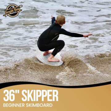 South Bay Board Co. Skipper Skimboard for Kids' Fun
