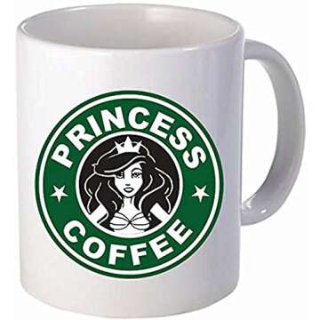 Funny Princess Coffee Mug for Girls - 11 Ounces