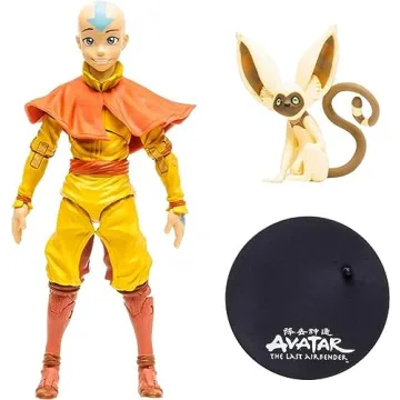 Aang Action Figure with Momo - Avatar Collector's Item