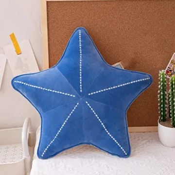 Plush Starfish Shell Pillow for Home Decor and Comfort