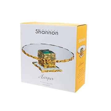 Godinger Cake Stand, Footed Cake Plate, Cake Server Stand - 9", Harper