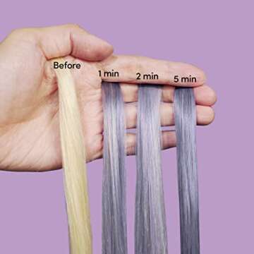 Pallure Bright Blonde Hair Toning Foam Conditioner, Reduces Brassiness And Yellow Tones – For Blonde, Silver, Ash Hair, Vegan and Cruelty Free, 250 ml