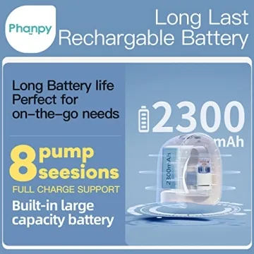 Phanpy Wearable Breast Pump 2 Pack for Effortless Pumping