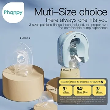 Phanpy Wearable Breast Pump 2 Pack for Effortless Pumping