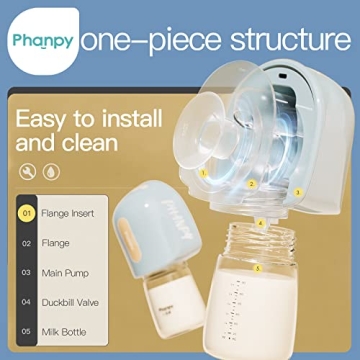 Phanpy Wearable Breast Pump 2 Pack for Effortless Pumping
