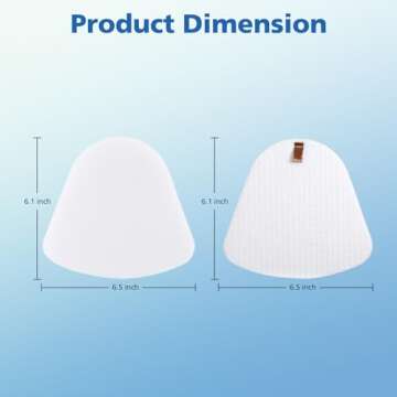 Foam & Felt Filters Kit for Shark Vacuum Navigator Lift Away Filter Replacement ZU503AMZ, NV350, NV351, NV352, NV355, NV356E, NV360, NV370, NV391, UV440, UV490, UV500, UV540, UV550, CU500