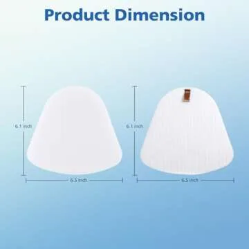 Foam & Felt Filters Kit for Shark Vacuum Navigator Lift Away Filter Replacement ZU503AMZ, NV350, NV351, NV352, NV355, NV356E, NV360, NV370, NV391, UV440, UV490, UV500, UV540, UV550, CU500