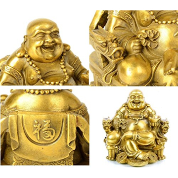 Fengshui Laughing Buddha Statue for Happiness and Luck