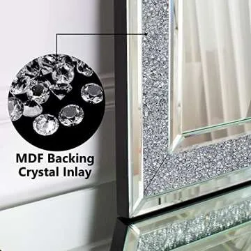SHYFOY Crystal Mirror - Elegant Wall Decor