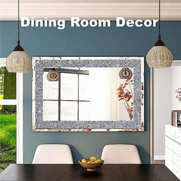 SHYFOY Crystal Mirror - Elegant Wall Decor