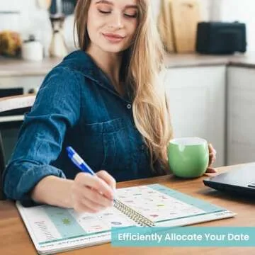 Monthly Planner 2025-2026, 18 Months Planner Calendar 2025-2026, January 2025 - June 2026, 7" x 10", 25-26 Monthly Calendar, Perfect for School Office Home Planning-Green