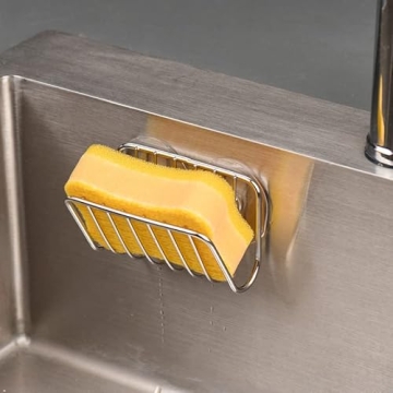 Toplife Stainless Steel Sponge Holder for Kitchen Sink