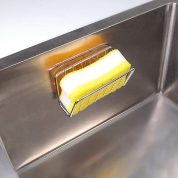 Toplife Stainless Steel Sponge Holder for Kitchen Sink