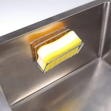 Toplife Stainless Steel Sponge Holder for Kitchen Sink