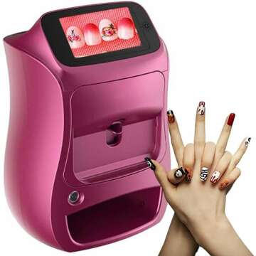 Automatic DIY Nail Art Printer Machine for Salon Quality Manicures