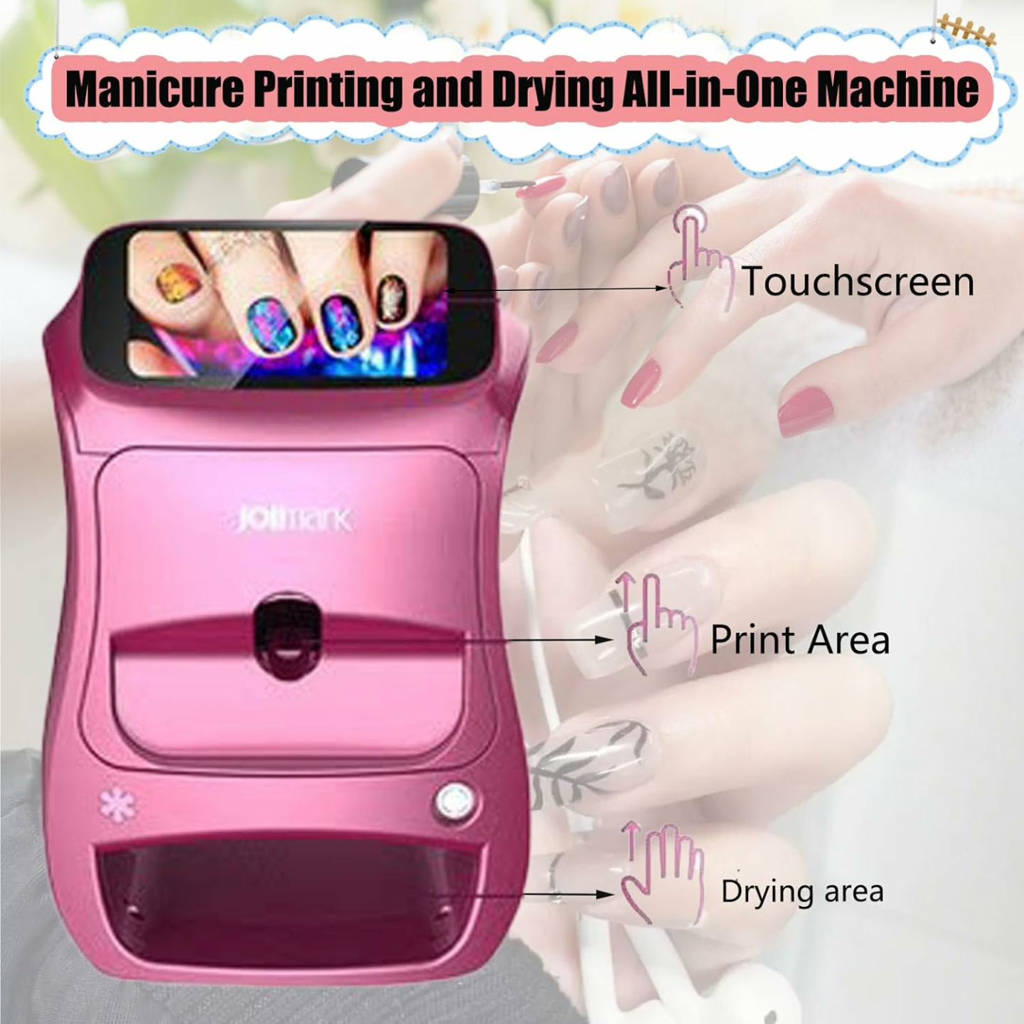 Automatic Nail Art Printer for Home Manicures