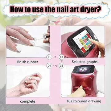 Automatic Nail Art Printer for Home Manicures