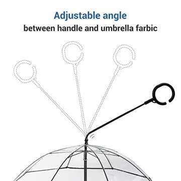 Petleso Umbrella for Small Dogs, Pet Umbrella for Dogs in Rainy Day with Adjustable Leash