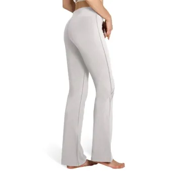 Houmous Cotton Bootcut Yoga Pants Superior Comfort