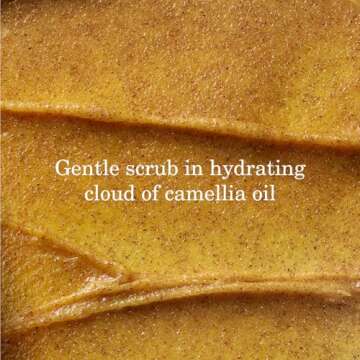 Tatcha Kissu Lip Scrub, Moisturizing Lip Exfoliant with Peach Seed Scrub for Polish, Smooth Lips