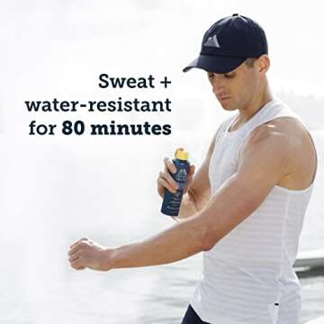 Oars + Alps Hydrating SPF 50 Sunscreen Spray for All Outdoor Activities