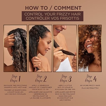 Garnier Leave-In Conditioner for Smooth Frizzy Hair 5.1oz