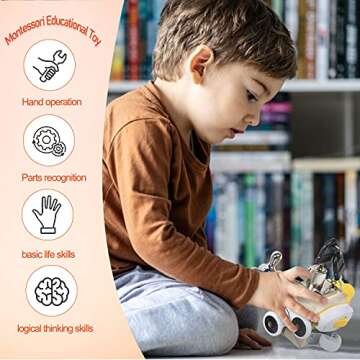 ROOCHKD Busy Cube: Fun Educational Activity Toy for Toddlers