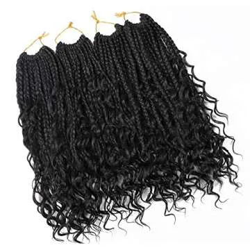 LMZIM Boho Goddess Crochet Braids 14 Inch for Black Women