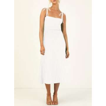 Stylish ARTFREE Ribbed Knit Maxi Dress for Summer
