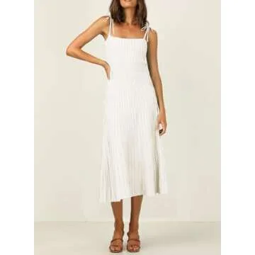 Stylish ARTFREE Ribbed Knit Maxi Dress for Summer
