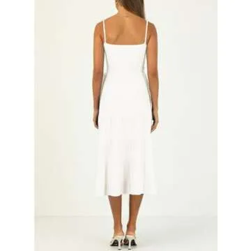 Stylish ARTFREE Ribbed Knit Maxi Dress for Summer