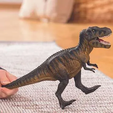 Schleich Dinosaurs Large Realistic Tarbosaurus Toy Figure - King Size Prehistoric World Dinosaur Mov...