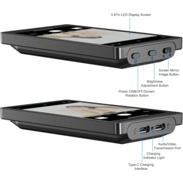 OmniMaster Phone Vlog Monitor - Magnetic Selfie Clip Screen
