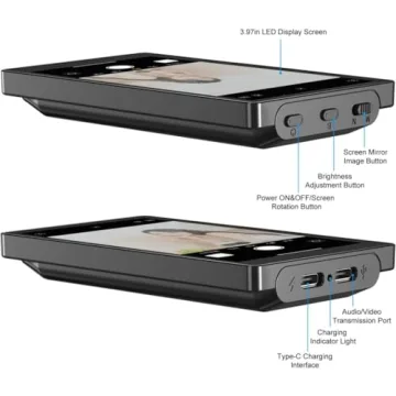 OmniMaster Phone Vlog Monitor - Magnetic Selfie Clip Screen