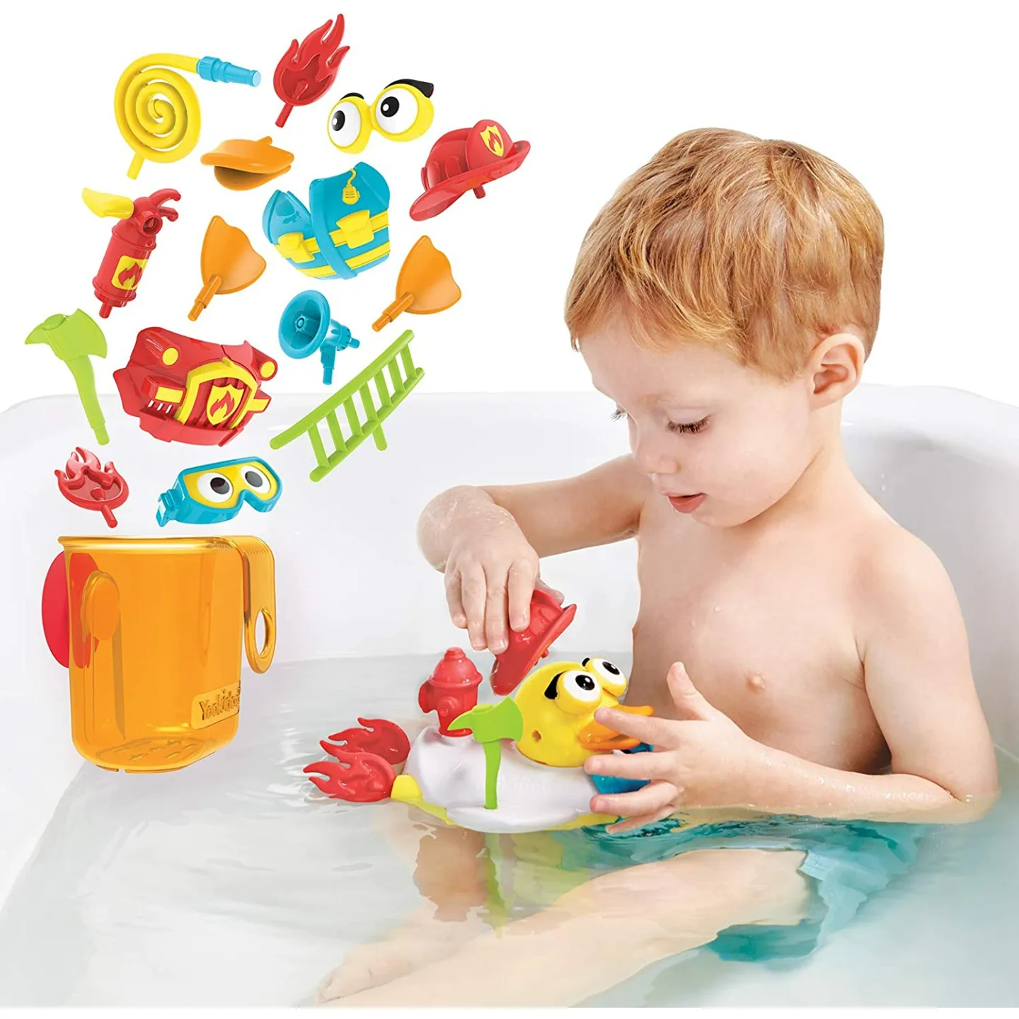Yookidoo Jet Duck Bath Toy for 2+ Kids - Fun Learning!