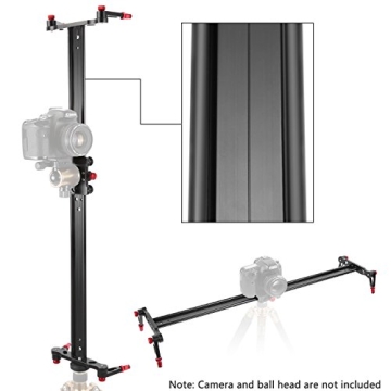 Neewer 100cm Camera Slider - Smooth Video Stabilizer