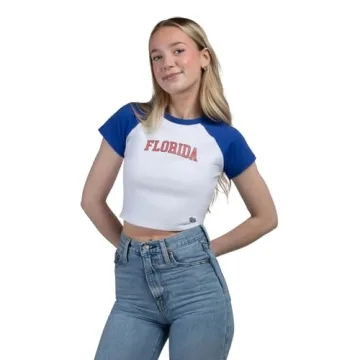 Stylish Hype & Vice Homerun Tee - University of Florida Crop Tee