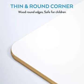 Nicpro Dry Erase Lap Board 9 x 12 inches 2 Pack Kid Double Sided Blank Small Lapboard with 8 Pens, 2 Eraser, Learning Mini Whiteboard Portable Drawing Board for Student and Classroom Use