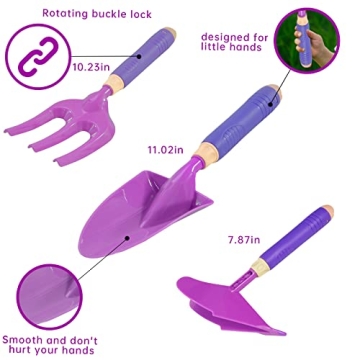 Qtioucp Kids Gardening Tools Set - Fun & Educational
