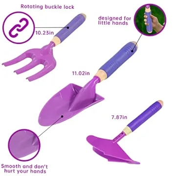 Qtioucp Kids Gardening Tools Set - Fun & Educational