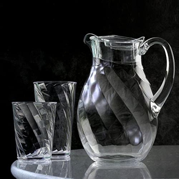 Amazing Abby Acrylic Pitcher - 72 oz with Lid