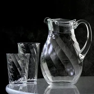 Amazing Abby Acrylic Pitcher - 72 oz with Lid