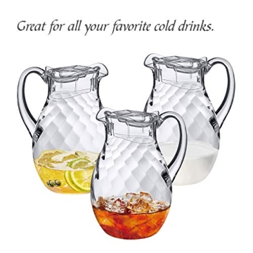 Amazing Abby Acrylic Pitcher - 72 oz with Lid