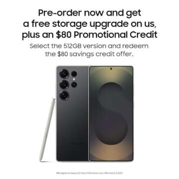 SAMSUNG Galaxy S25 Ultra Cell Phone, 512GB, AI Smartphone, Unlocked Android, AI Camera, Fast Process...