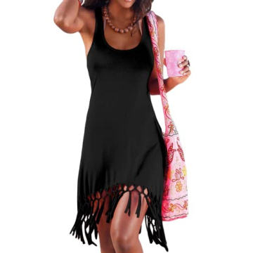 Stylish Pinziko Women's Beachwear Sundress Cover-Up