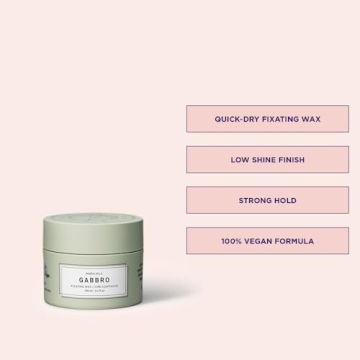 Maria Nila Gabbro Hair Wax - Strong Hold & Vegan Formula